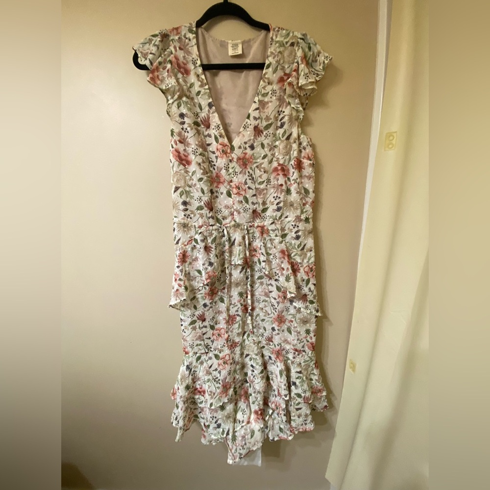 Matilda Jane Floral Dress - Pink and Green